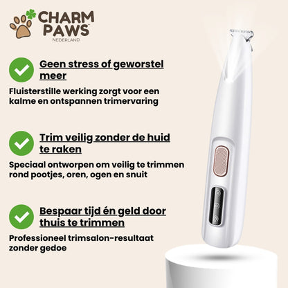 CharmPaws® PawBlade Pro - Professionele Precisie Trimmer voor Huisdieren