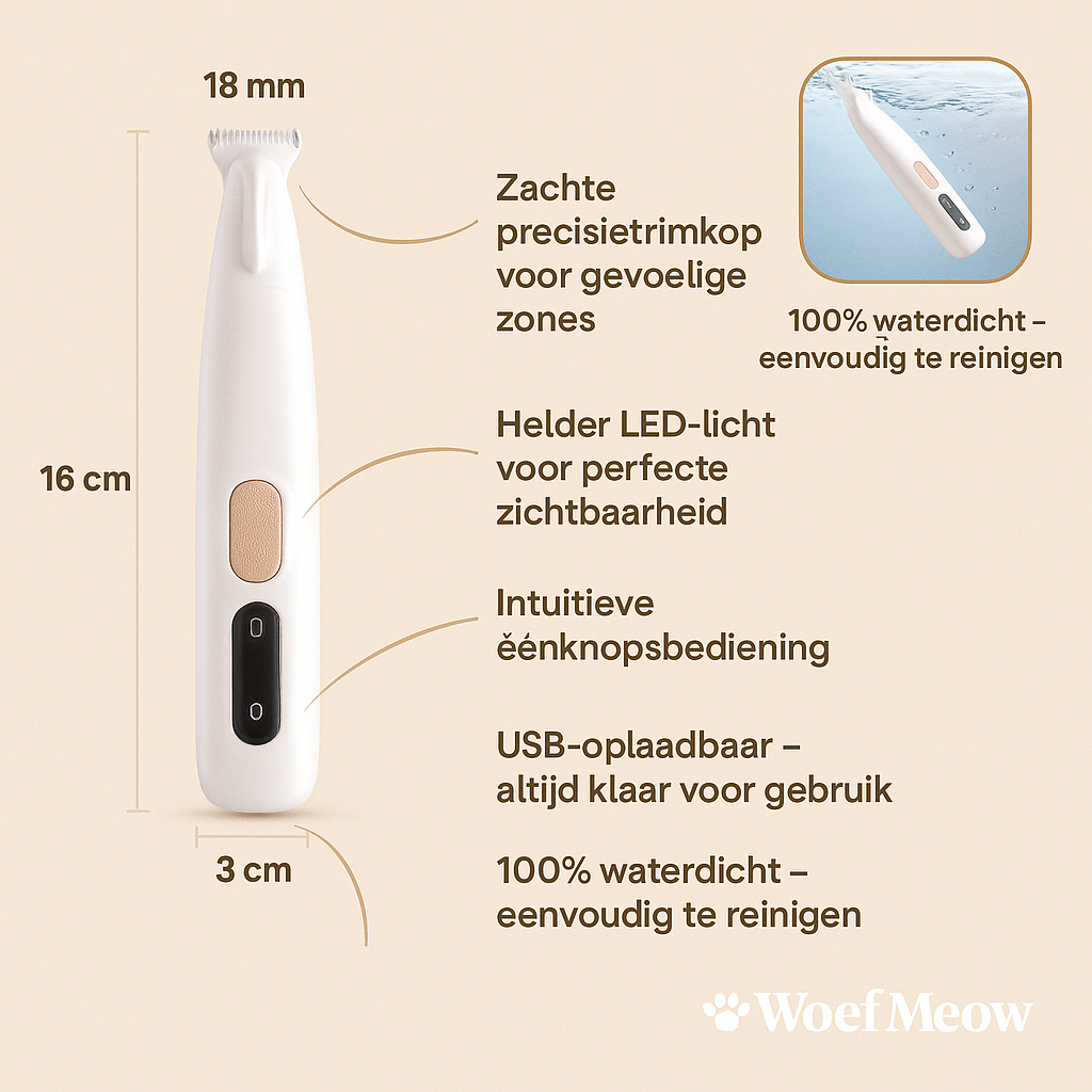 GroomBuddy™| Fluisterstille Precisietrimmer