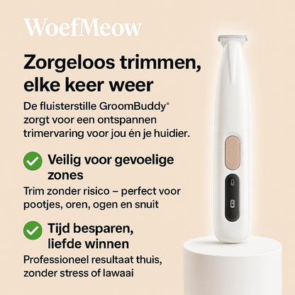 GroomBuddy™| Fluisterstille Precisietrimmer