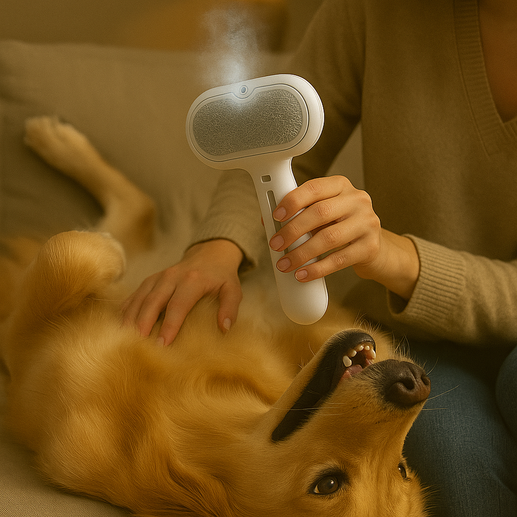 SteamBuddy™ | Verzorgt, reinigt en laat elke vacht stralen