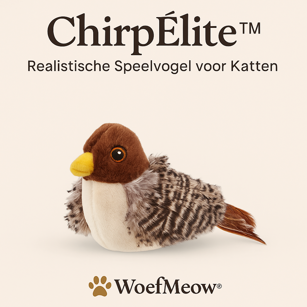 ChirpÉlite™ – Realistische Speelvogel voor Katten | WoefMeow®