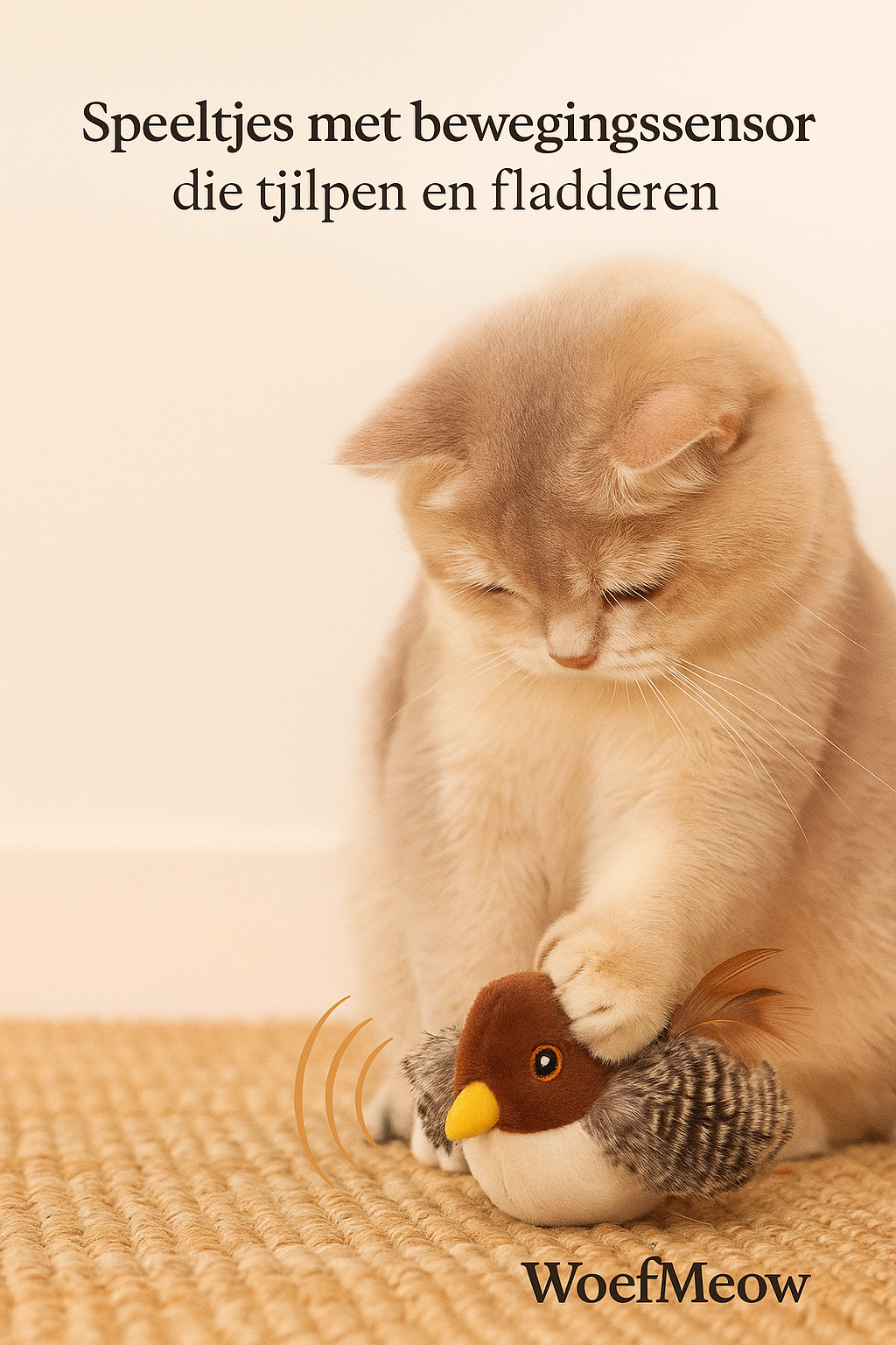 ChirpÉlite™ – Realistische Speelvogel voor Katten | WoefMeow®