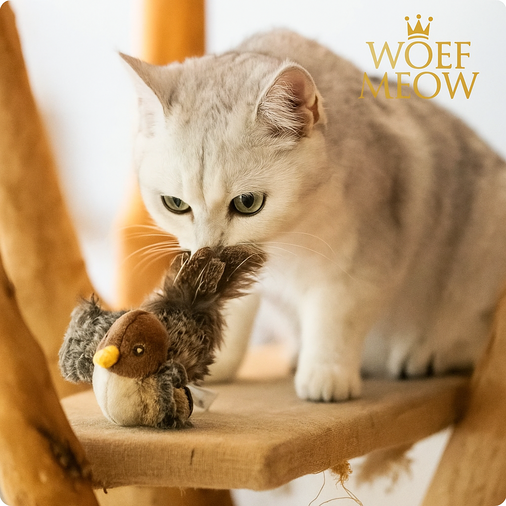 ChirpÉlite™ – Realistische Speelvogel voor Katten | WoefMeow®