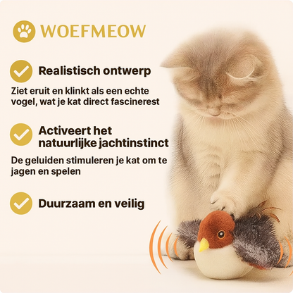 ChirpÉlite™ – Realistische Speelvogel voor Katten | WoefMeow®