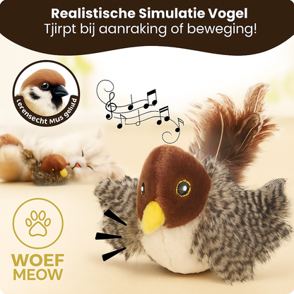 ChirpÉlite™ – Realistische Speelvogel voor Katten | WoefMeow®