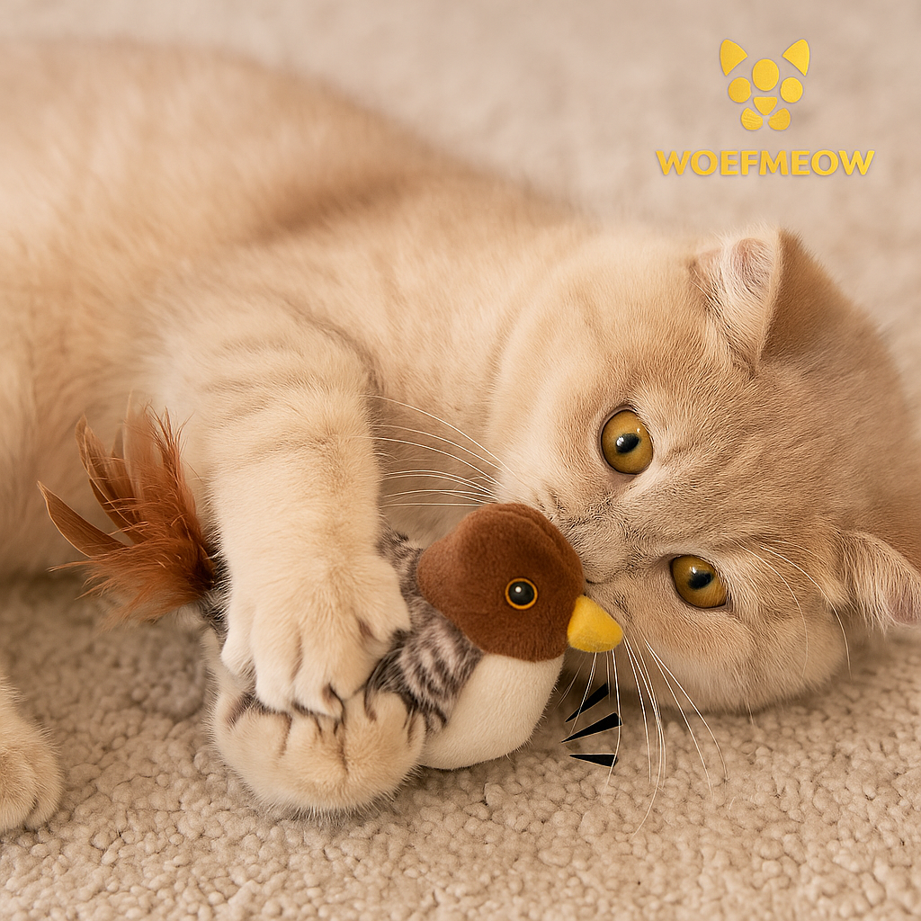 ChirpÉlite™ – Realistische Speelvogel voor Katten | WoefMeow®