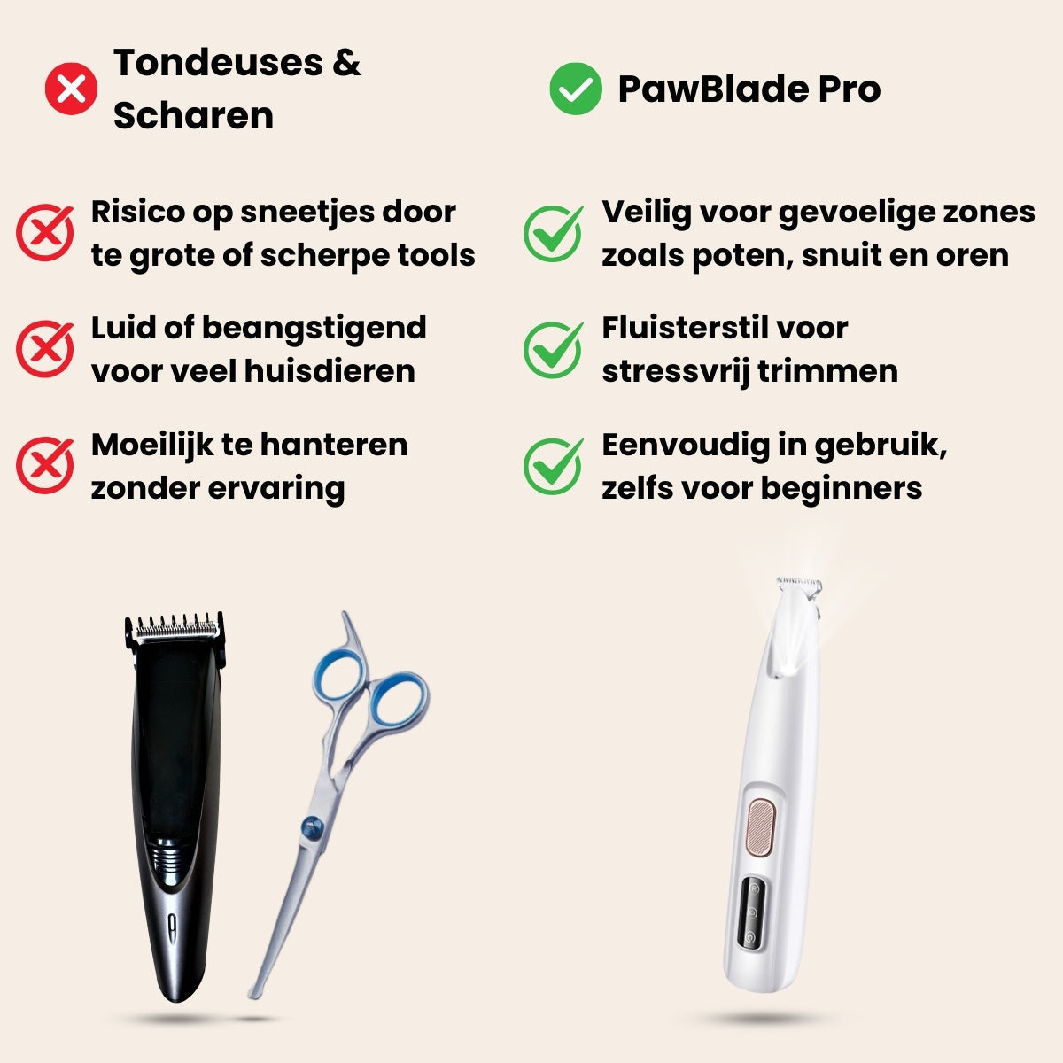 CharmPaws® PawBlade Pro - Professionele Precisie Trimmer voor Huisdieren